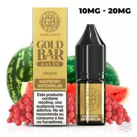 RASPBERRY WATERMELON GOLD BAR SALTS 10ML VAPE