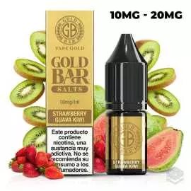 STRAWBERRY GUAVA KIWI GOLD BAR SALTS 10ML VAPE