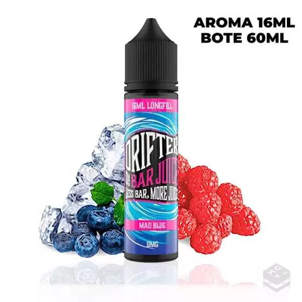 AROMA DRIFTER BAR MAD BLUE JUICE SAUZ 16ML LONGFILL