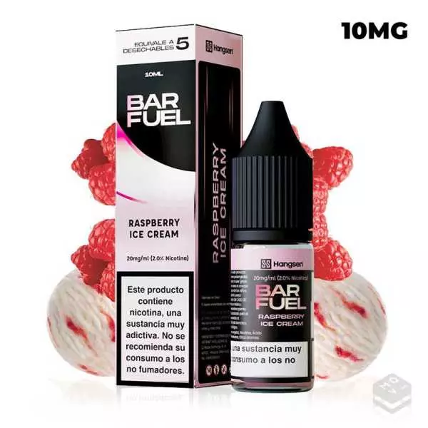 NIC SALT RASPBERRY ICE CREAM BAR FUEL BY HANGSEN 10ML