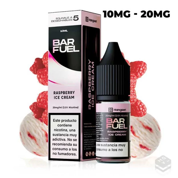 SALES DE NICOTINA RASPBERRY ICE CREAM BAR FUEL BY HANGSEN 10ML