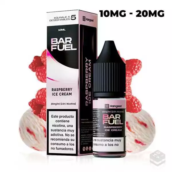 SALES DE NICOTINA RASPBERRY ICE CREAM BAR FUEL BY HANGSEN 10ML