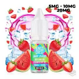 WATERMELON STRAWBERRY ICE BAR JUICE KINGS CREST SALTS 10ML VAPE