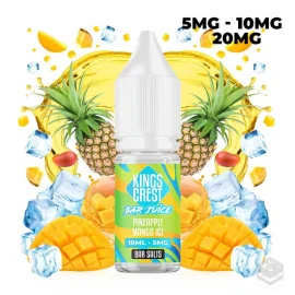 PINEAPPLE MANGO ICE BAR JUICE KINGS CREST SALTS 10ML VAPE