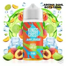 AROMA PEACH LIME ICE BAR JUICE KINGS CREST 24ML (LONGFILL)