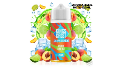 AROMA PEACH LIME ICE BAR JUICE KINGS CREST 24ML (LONGFILL)