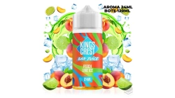 FLAVOUR PEACH LIME ICE BAR JUICE KINGS CREST 24ML (LONGFILL)