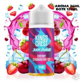 FLAVOUR CHERRY STRAWBERRY ICE BAR JUICE KINGS CREST 24ML (LONGFILL)