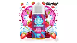 FLAVOUR CHERRY STRAWBERRY ICE BAR JUICE KINGS CREST 24ML (LONGFILL)