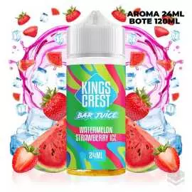 AROMA WATERMELON STRAWBERRY ICE BAR JUICE KINGS CREST 24ML (LONGFILL)