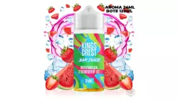 AROMA WATERMELON STRAWBERRY ICE BAR JUICE KINGS CREST 24ML (LONGFILL)