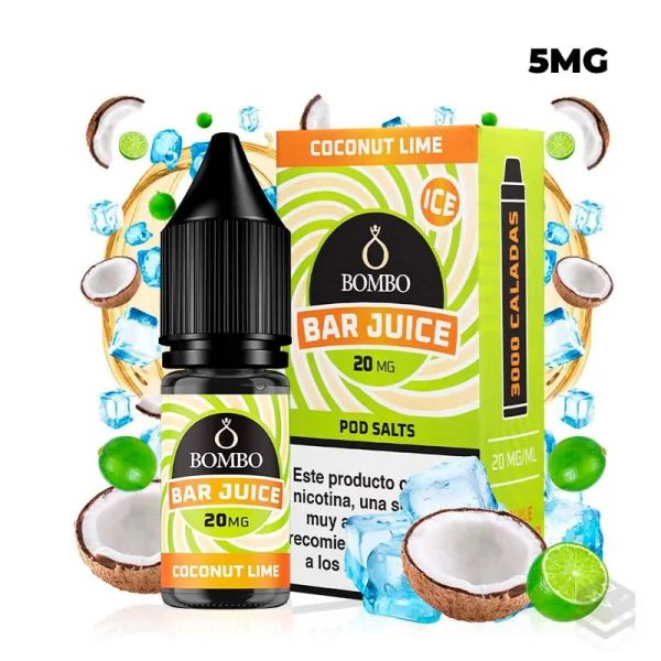 COCONUT LIME ICE BAR JUICE BY BOMBO 10ML NICOTINE SALTS
