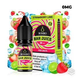 STRAWBERRY LIME ICE BAR JUICE BY BOMBO 10ML NICOTINE SALTS