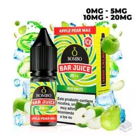 APPLE PEAR MAX ICE BAR JUICE BY BOMBO 10ML NICOTINE SALTS