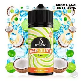 AROMA COCONUT LIME ICE BAR JUICE BY BOMBO 24 ML LONGFILL