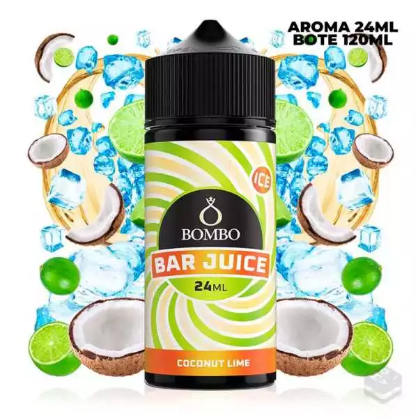 AROMA COCONUT LIME ICE BAR JUICE BY BOMBO 24 ML LONGFILL