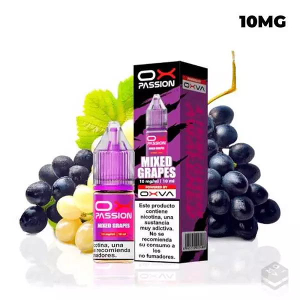 SALES DE NICOTINA MIXED GRAPES OXVA OX PASSION 10ML