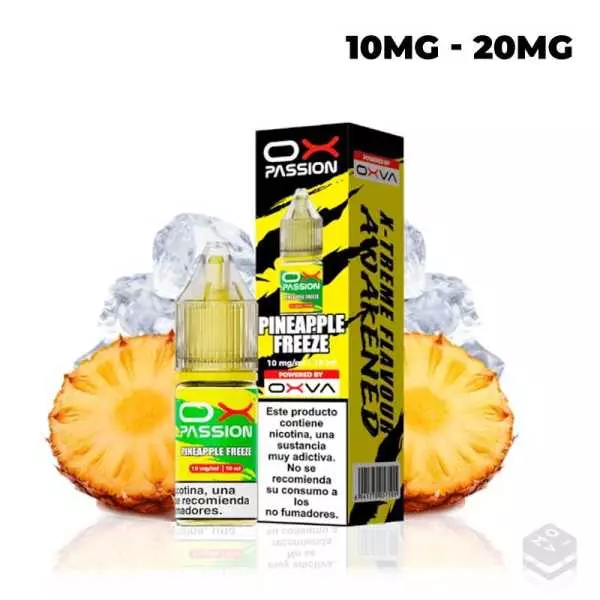 NICOTINE SALTS PINEAPPLE FREEZE OXVA OX PASSION 10ML