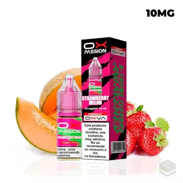 NICOTINE SALTS STRAWBERRY MELON OXVA OX PASSION 10ML