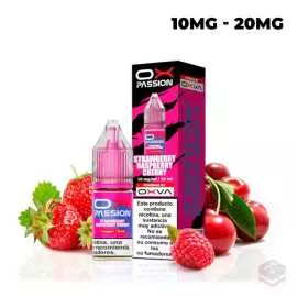 NICOTINE SALTS STRAWBERRY RASPBERRY CHERRY OXVA OX PASSION 10ML