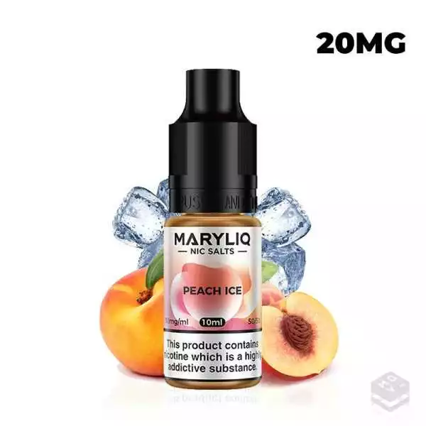 NIC SALTS PEACH ICE MARYLIQ BY LOST MARY 10ML