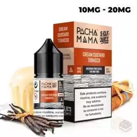 NICOTINE SALTS CREAMY CUSTARD TABACCO PACHAMAMA SELF JUICE 10ML