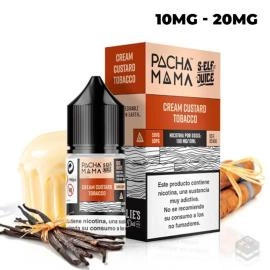 SALES DE NICOTINA CREAMY CUSTARD TABACCO PACHAMAMA SELF JUICE 10ML