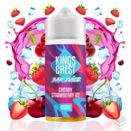 CHERRY STRAWBERRY ICE BAR JUICE KINGS CREST 100ML VAPE