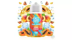 PEACH LIME ICE BAR JUICE KINGS CREST 100ML