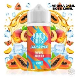 FLAVOUR PAPAYA PEACH ICE BAR JUICE KINGS CREST 24ML (LONGFILL)