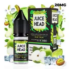 NIC SALTS GREEN APPLE PEAR KIWI ICE JUICE HEAD 10ML