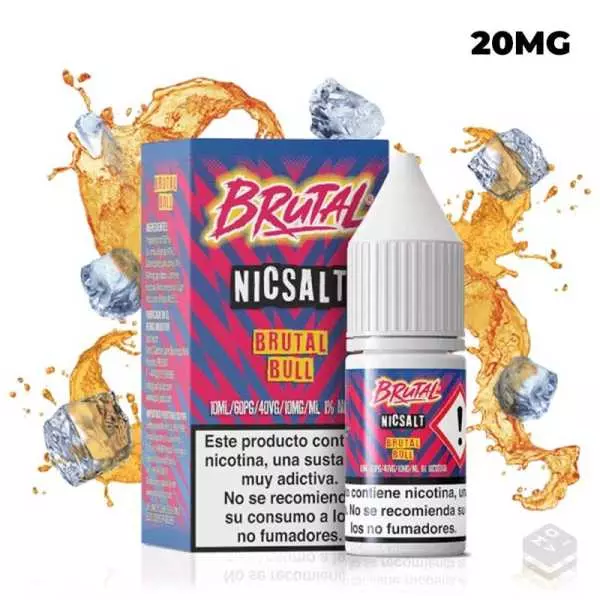 BRUTAL BULL BRUTAL DRINKS SALT JUST JUICE 10ML