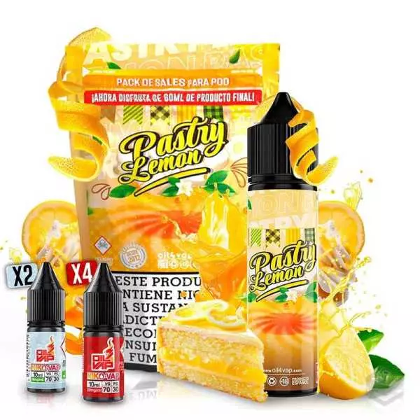 PASTRY LEMON PACK OIL4VAP SALTS 60ML