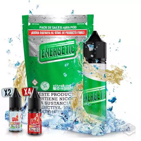 ENERGETIC PACK OIL4VAP SALTS 60ML