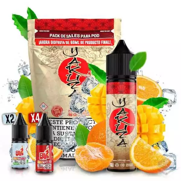 YAKUZA PACK OIL4VAP SALTS 60ML VAPE