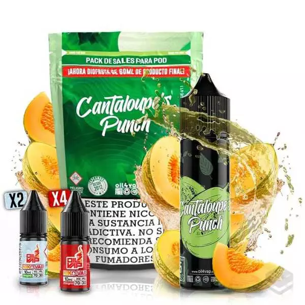 CANTALOUPE´S PUNCH PACK OIL4VAP SALTS 60ML VAPE