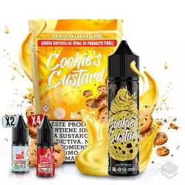 COOKIE CUSTARD PACK OIL4VAP SALTS 60ML