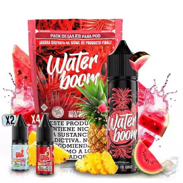 WATERBOOM PACK OIL4VAP SALTS 60ML VAPE