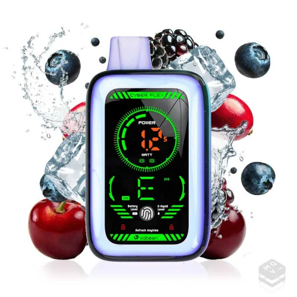 VAPER DESECHABLE MUSS CYBER FLEX BLUEBERRY CHERRY CRANBERRY 2