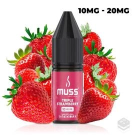 NICOTINE SALTS TRIPLE STRAWBERRY MUSS 10ML