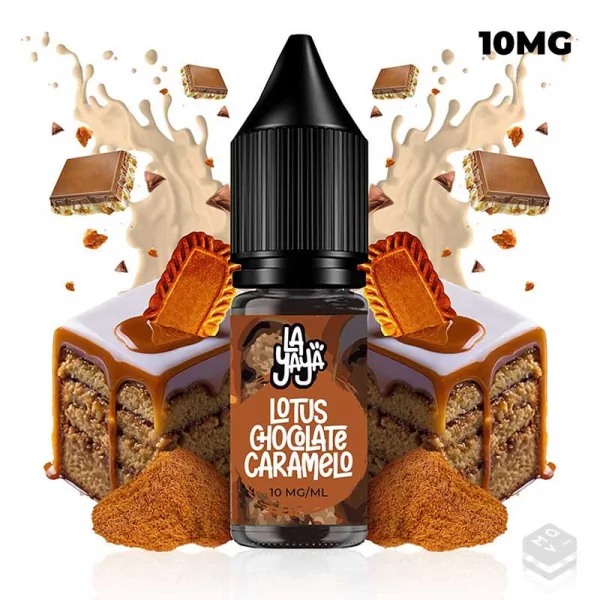 SALES DE NICOTINA LOTUS CHOCOLATE CARAMELO LA YAYA SALT 10ML 10MG
