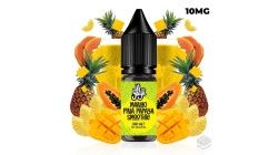 SALES DE NICOTINA MANGO PIÑA PAPAYA SMOOTHIE LA YAYA SALT 10ML 10MG