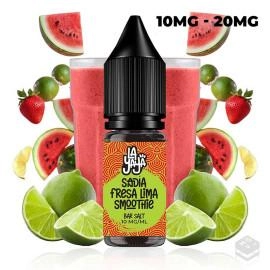 NICOTINE SALTS WATERMELON STRAWBERRY LIME SMOOTHIE LA YAYA SALT 10ML