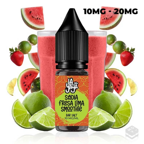 SALES DE NICOTINA SANDIA FRESA LIMA SMOOTHIE LA YAYA SALT 10ML 10MG 20MG