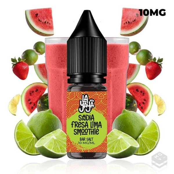 SALES DE NICOTINA SANDIA FRESA LIMA SMOOTHIE LA YAYA SALT 10ML 10MG