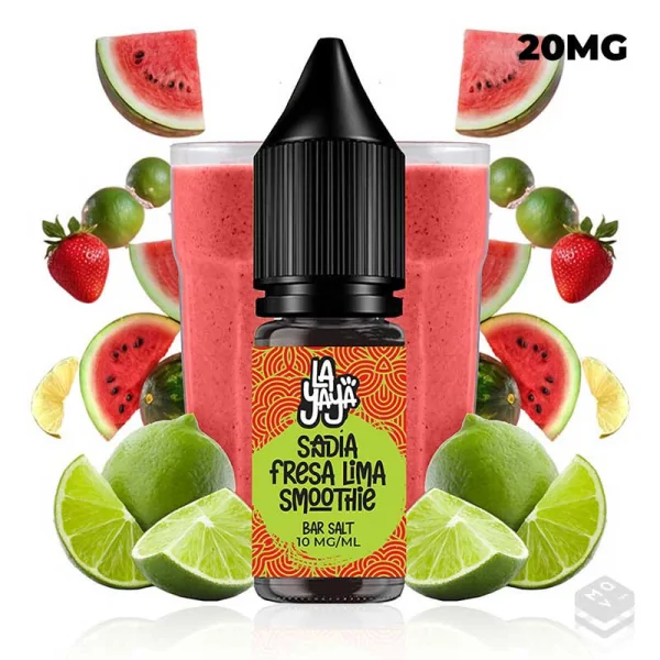 SALES DE NICOTINA SANDIA FRESA LIMA SMOOTHIE LA YAYA SALT 10ML 20MG