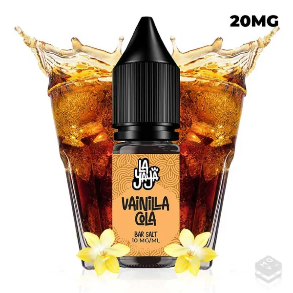SALES DE NICOTINA VAINILLA COLA LA YAYA SALT 10ML 20MG