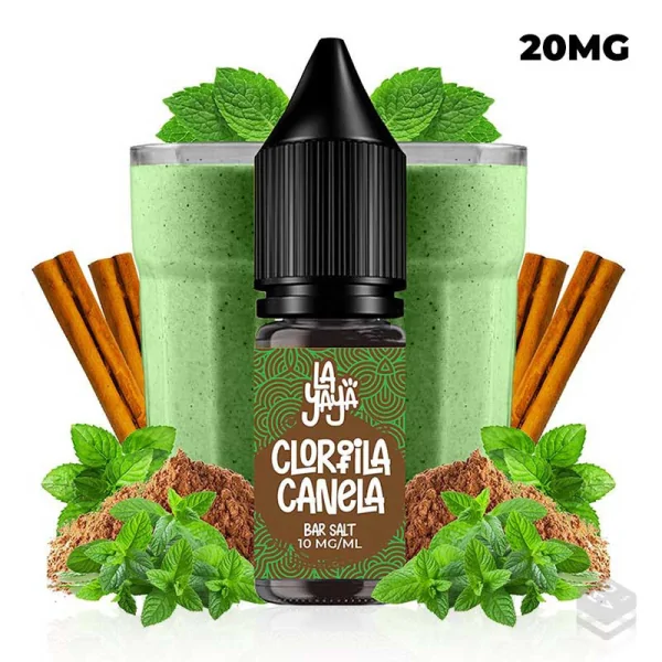 SALES DE NICOTINA CLOROFILA CANELA LA YAYA SALT 10ML 20MG