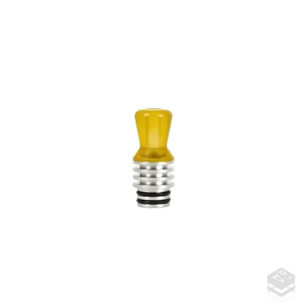 DRIP TIP 510 MTL CONCAVE YELLOW