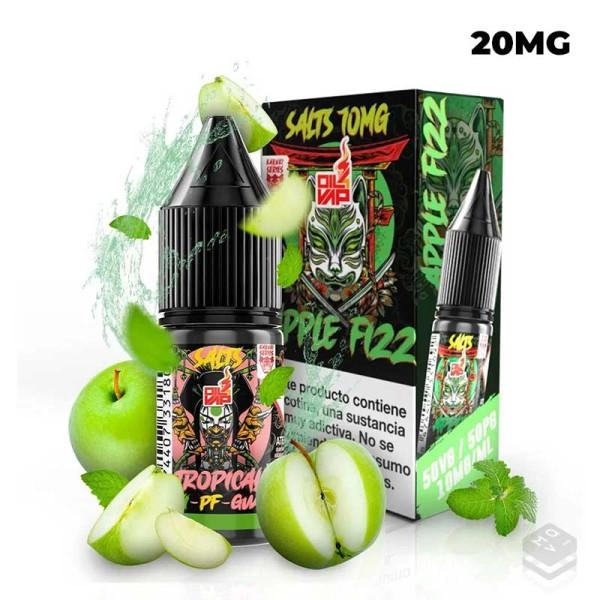 SALES DE NICOTINA APPLE FIZZ KABUKI OIL4VAP 10ML 20MG